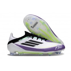 New adidas F50 Elite FG X Messi Ftwr White Core Black Unity Purple