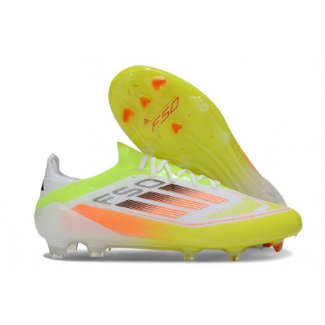 New adidas F50 Elite FG Yellow White Orange