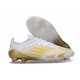 New adidas F50 Elite FG Ftwr White Gold Met