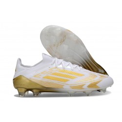 New adidas F50 Elite FG Ftwr White Gold Met