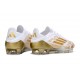 New adidas F50 Elite FG Ftwr White Gold Met