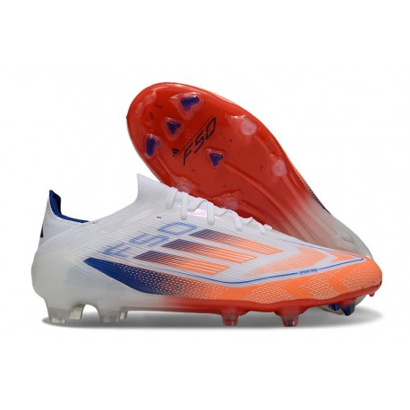 New adidas F50 Elite FG Advancement - White Solar Red Lucid Blue