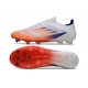New adidas F50 Elite FG Advancement - White Solar Red Lucid Blue