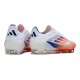 New adidas F50 Elite FG Advancement - White Solar Red Lucid Blue