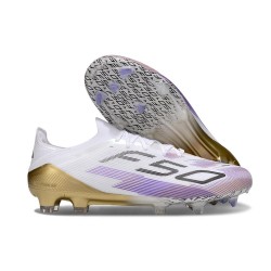 New adidas F50 Elite FG White Blue Black
