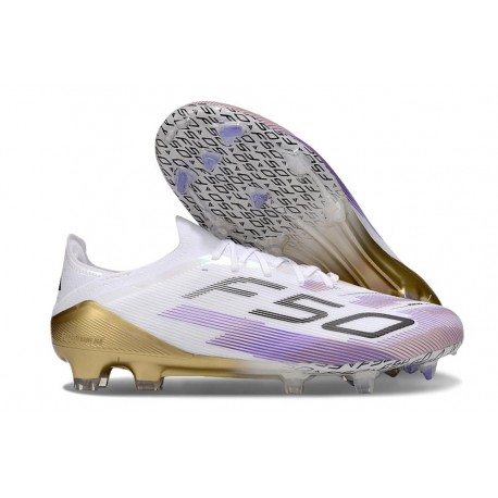 New adidas F50 Elite FG White Blue Black