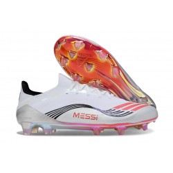 New adidas F50 Elite FG X MESSI Ftwr White Lucid Red Silver Met.