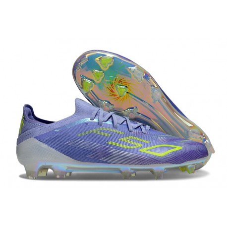 adidas F50 Elite FG Soccer Shoes Purple Rush Lucid Lemon