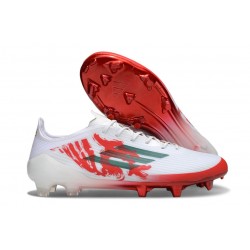 adidas F50 Elite FG Soccer Shoes White Red Green