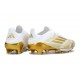 adidas F50 + FG Soccer Boots White Gold