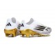 adidas F50 + FG Soccer Boots Ftwr White Black Gold Met