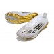 adidas F50 + FG Soccer Boots Ftwr White Black Gold Met
