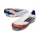 Adidas F50 Elite Laceless X Son FG White Black Bright Red