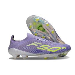 adidas F50 + FG Soccer Boots Purple Yellow