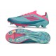 adidas F50 + FG Soccer Boots X MESSI Flash Aqua Lucid Pink Lucid Cyan