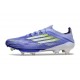adidas F50 + FG Soccer Boots Purple Rush Lucid Lemon