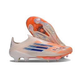 adidas F50+ Laceless FG Shoes Orange Blue