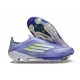 adidas F50+ Laceless FG Shoes Purple Rush Lucid Lemon