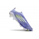 adidas F50+ Laceless FG Shoes Purple Rush Lucid Lemon