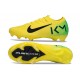 Nike Air Zoom Mercurial Vapor 16 Elite FG Mbappe Yellow Green Black