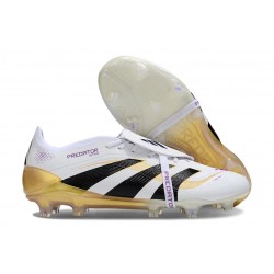 Adidas Predator Elite Foldover Tongue FG White Core Black Met Gold