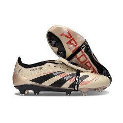 Adidas Predator Elite Foldover Tongue FG Platin Met Aurora Black Red