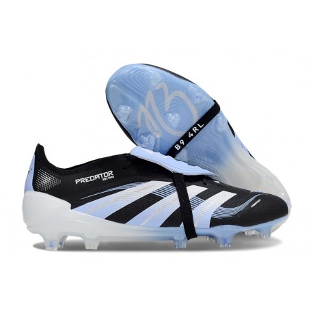 Adidas Predator Elite Foldover Tongue FG Black White Blue