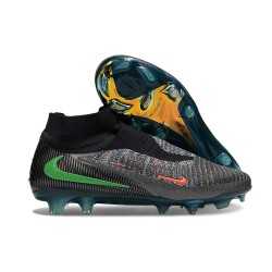 Nike Phantom 6 High Cut Elite FG Black Green