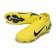 Nike Zoom Mercurial Superfly 10 Elite FG KM Yellow Green Black