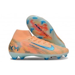 Nike Zoom Mercurial Superfly 10 Elite FG KM Orange Blue