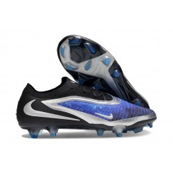 New Nike Phantom 6 Low Cut Elite FG Blue Black Silver
