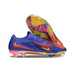 New Nike Phantom 6 Low Cut Elite FG Blue Red Yellow
