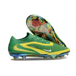 New Nike Phantom 6 Low Cut Elite FG Green Yellow
