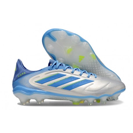 adidas Copa Pure 3 Elite FG Boot Halo Blue Blue Fusion Lucid Lemon