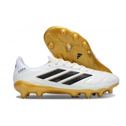 adidas Copa Pure 3 Elite FG Boot White Core Black Met Gold