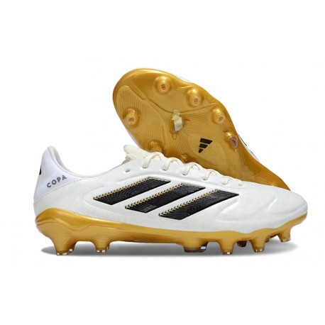 adidas Copa Pure 3 Elite FG Boot White Core Black Met Gold
