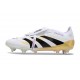 Adidas Predator Elite Fold-Over Tongue SG Boots White Black Gold Met