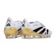 Adidas Predator Elite Fold-Over Tongue SG Boots White Black Gold Met