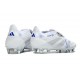 Adidas Predator Elite Fold-Over Tongue SG Boots White Silver Blue