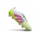Adidas Predator Elite Fold-Over Tongue SG Boots White Pink Yellow
