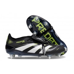 Adidas Predator Elite Fold-Over Tongue SG Boots Black White Yellow