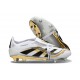 Adidas Predator Elite Fold-Over Tongue SG Boots White Black Gold Met