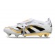 Adidas Predator Elite Fold-Over Tongue SG Boots White Black Gold Met