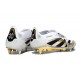 Adidas Predator Elite Fold-Over Tongue SG Boots White Black Gold Met