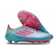 New adidas F50 Elite SG Shoes X MESSI Flash Aqua Lucid Pink Lucid Cyan