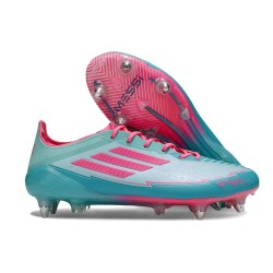New adidas F50 Elite SG Shoes X MESSI Flash Aqua Lucid Pink Lucid Cyan