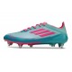 New adidas F50 Elite SG Shoes X MESSI Flash Aqua Lucid Pink Lucid Cyan