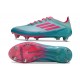 New adidas F50 Elite SG Shoes X MESSI Flash Aqua Lucid Pink Lucid Cyan