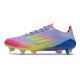New adidas F50 Elite SG Shoes Blue Fusion Lucid Lemon Lucid Pink