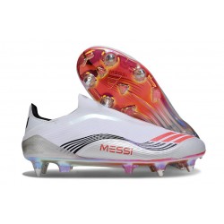 adidas F50 Elite LL Soft Ground X MESSI Ftwr White Lucid Red Silver Met.
